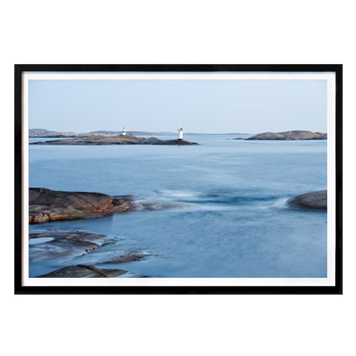 Nature Affiche: La tranquillité et la mer par Kentaroo Tryman