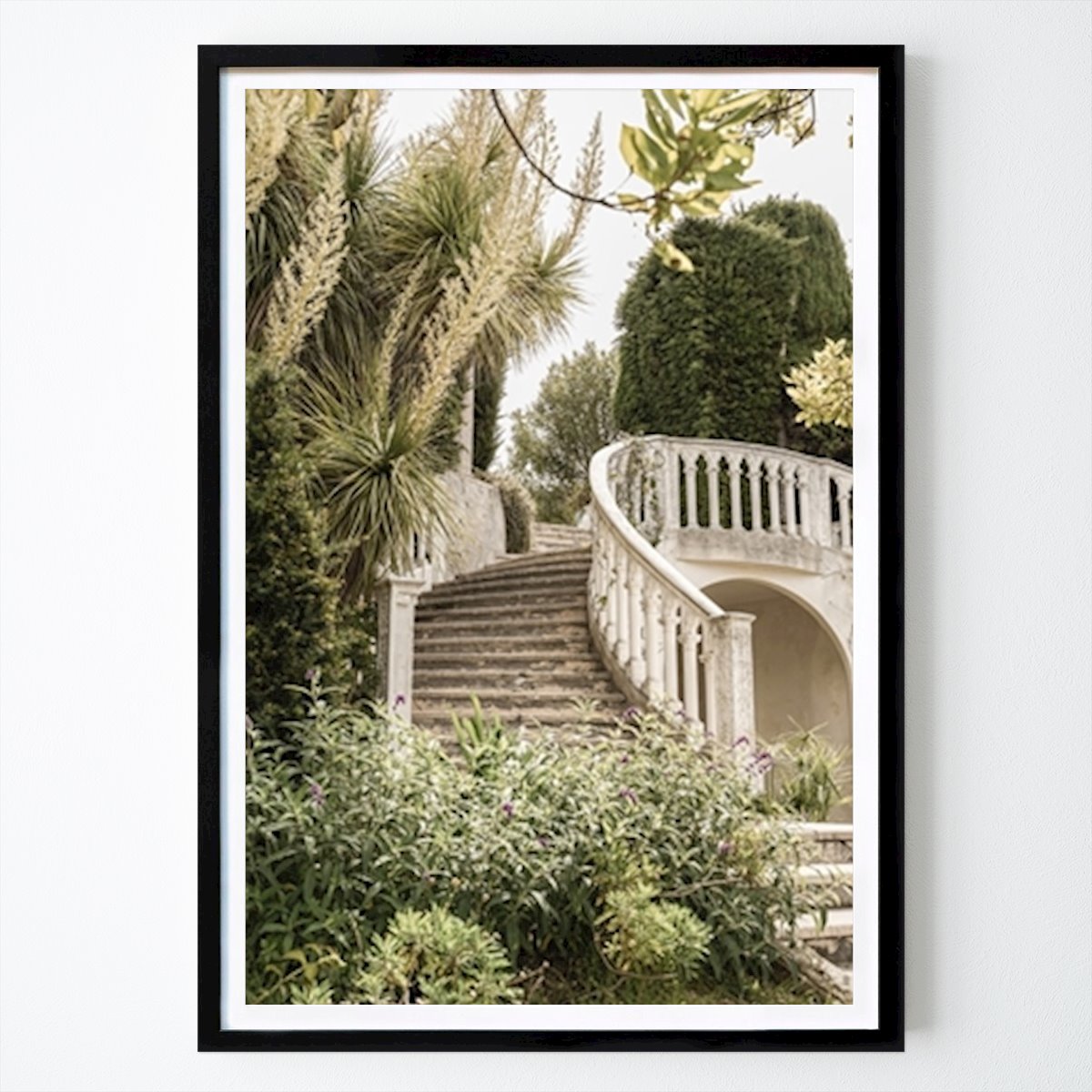 Retro & Vintage Plakat: Vintage trappe i Sydfrankrig av Henrike Schenk