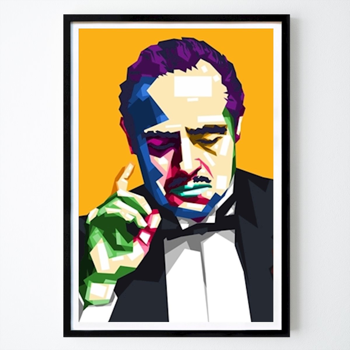 Pop Art Poster: Gudfadern WPAP av Fadil Ramadhan