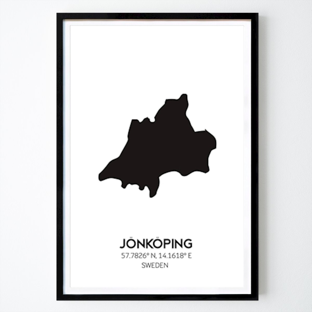 Városok & Országok Poszter: Jönköping Felix Bark által