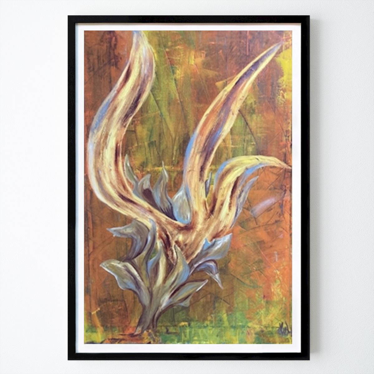 Abstrakt Poster: Abstract Flower av Kerstin Lansche