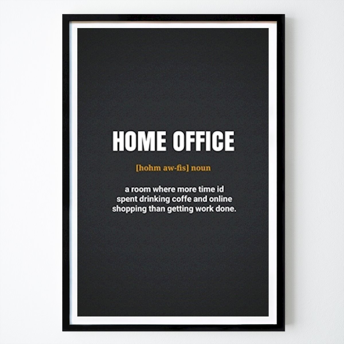 Sprüche Poster: Home-Office-Zitat von YOGA PRASETYA