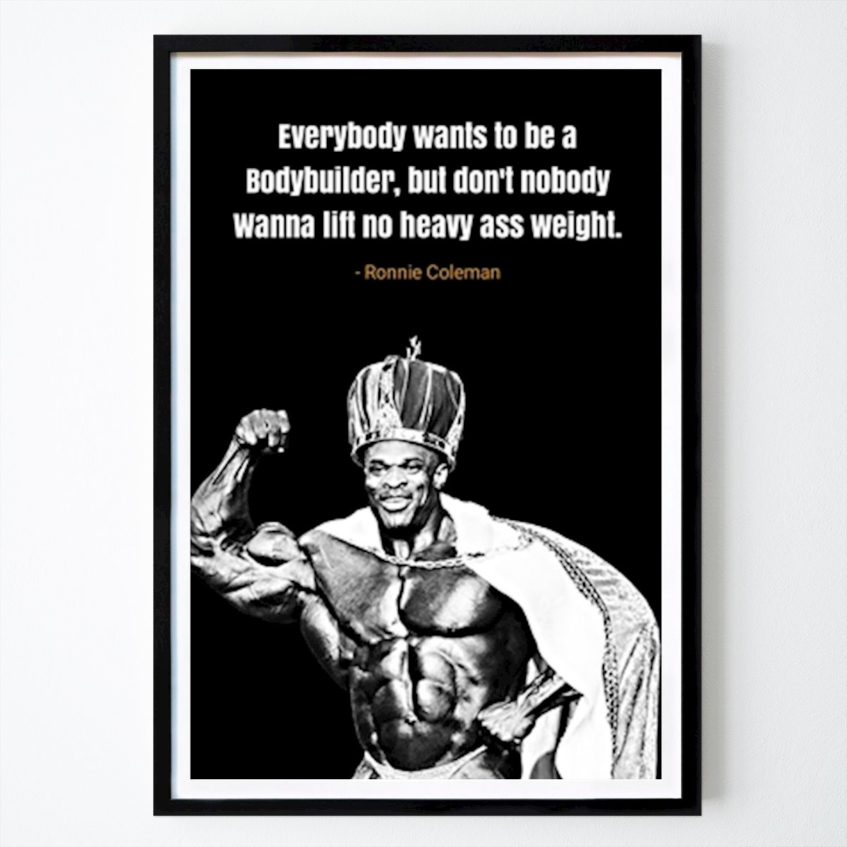 Frases Póster: Ronnie Coleman de YOGA PRASETYA