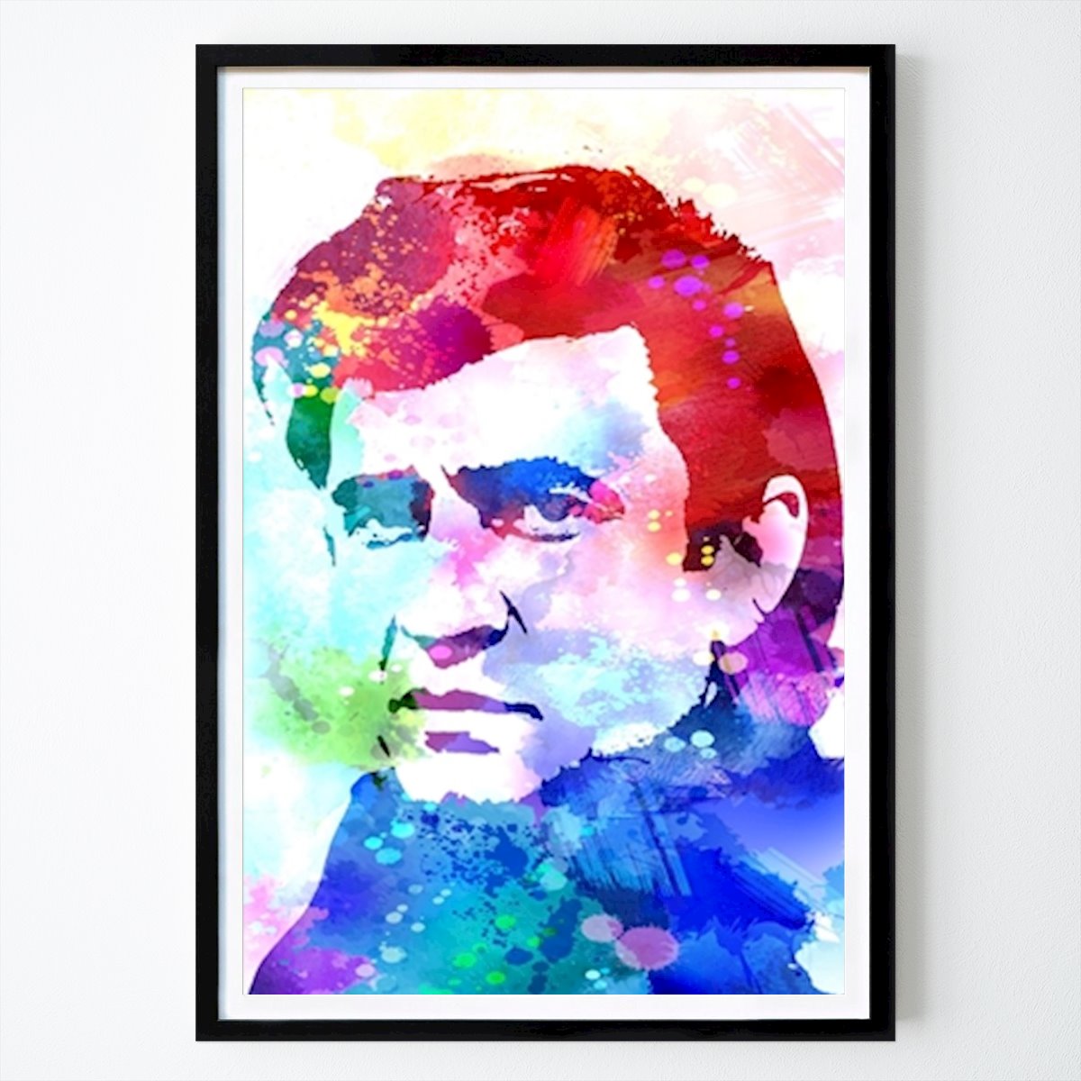 Pop Art Póster: Johnny Cash de Masdian Watercolor