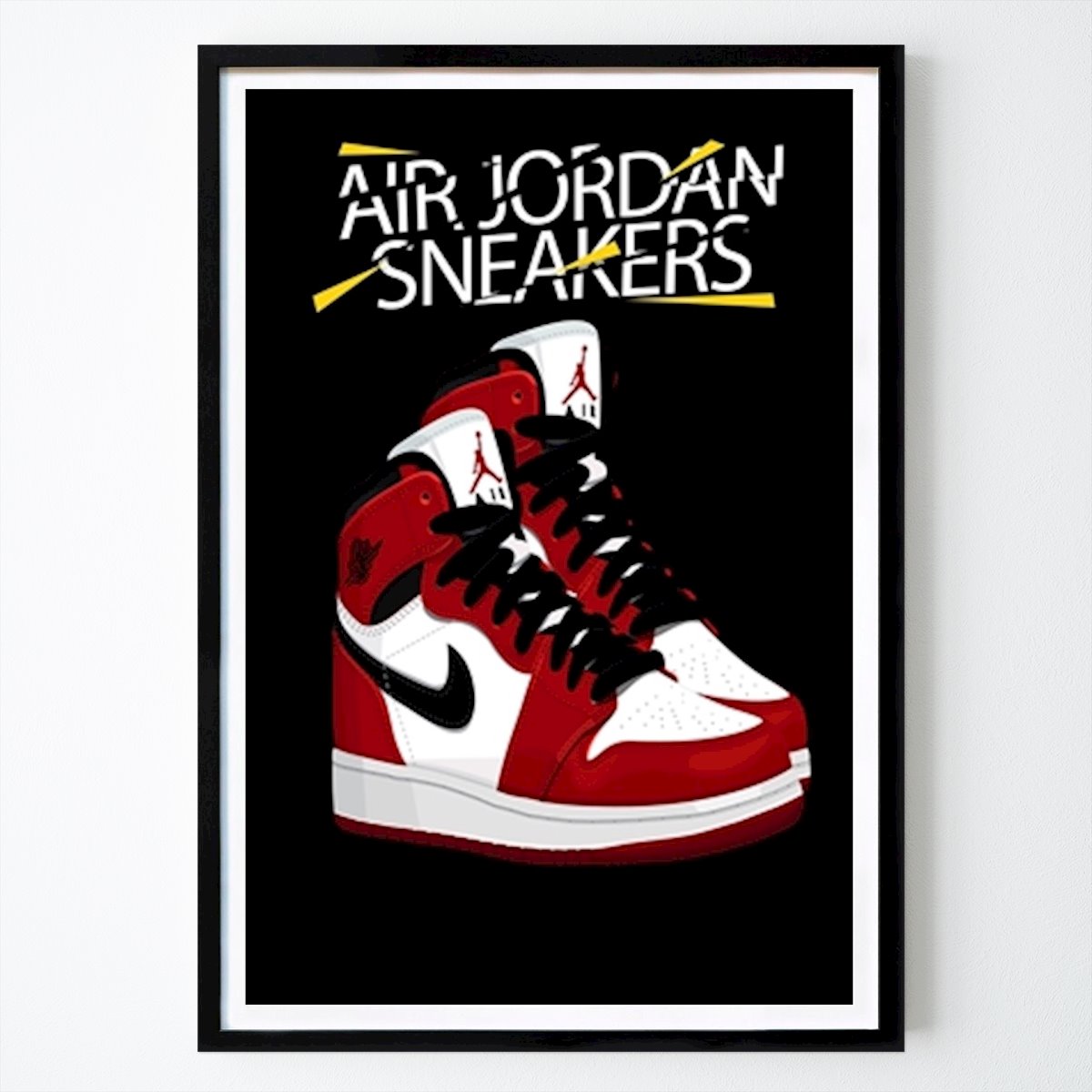 Basketball Affiche: Baskets Air Jordan par Jeff Creative