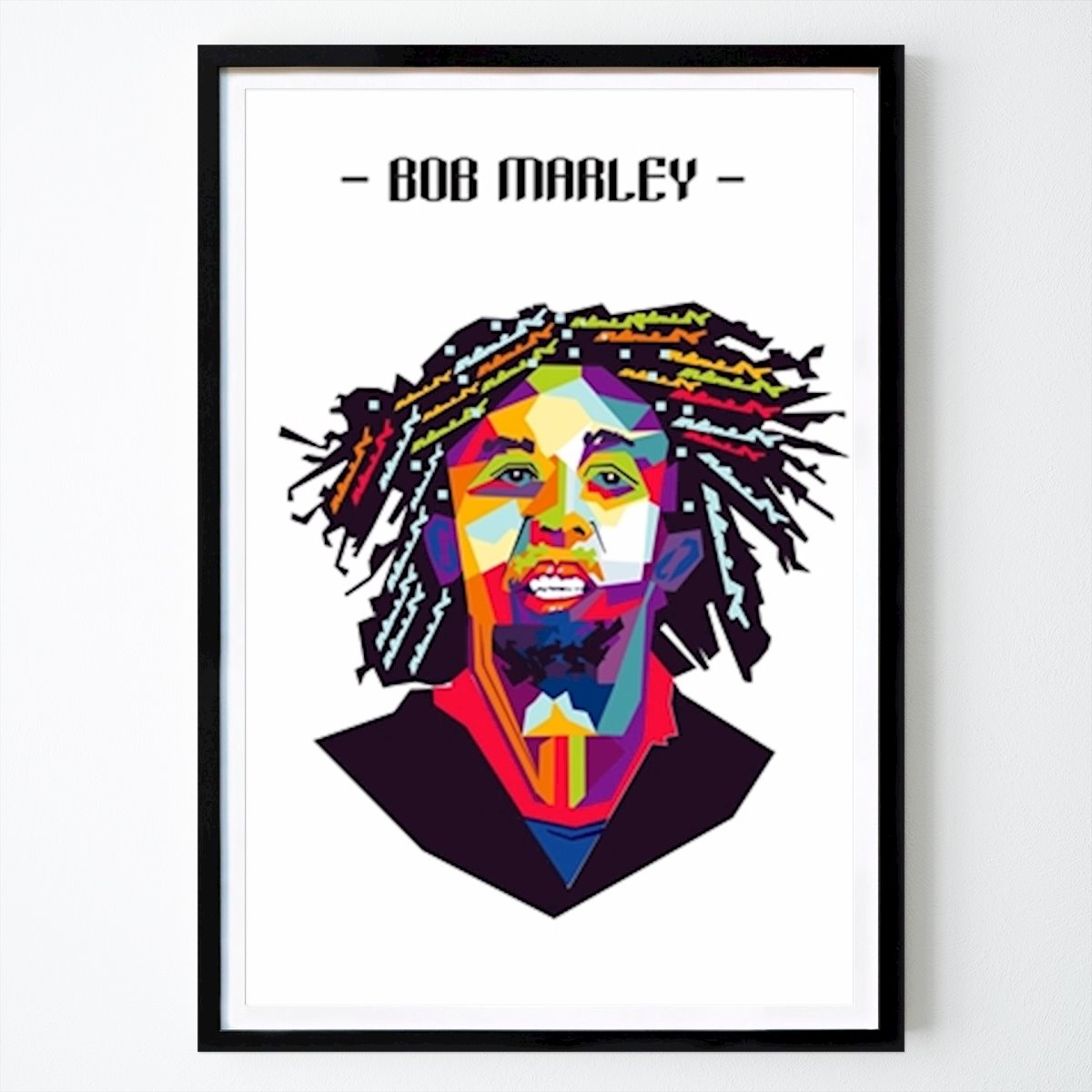 Pop Art Poster: Bob Marley by Jeff Creative