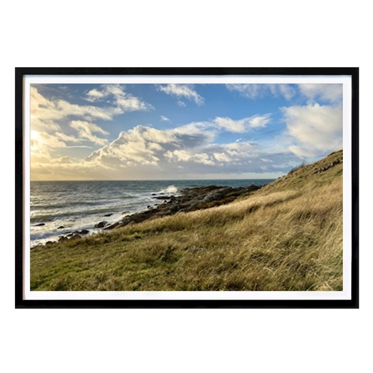 Nature Affiche: La colline au bord de la mer par Jonas Ohlsson