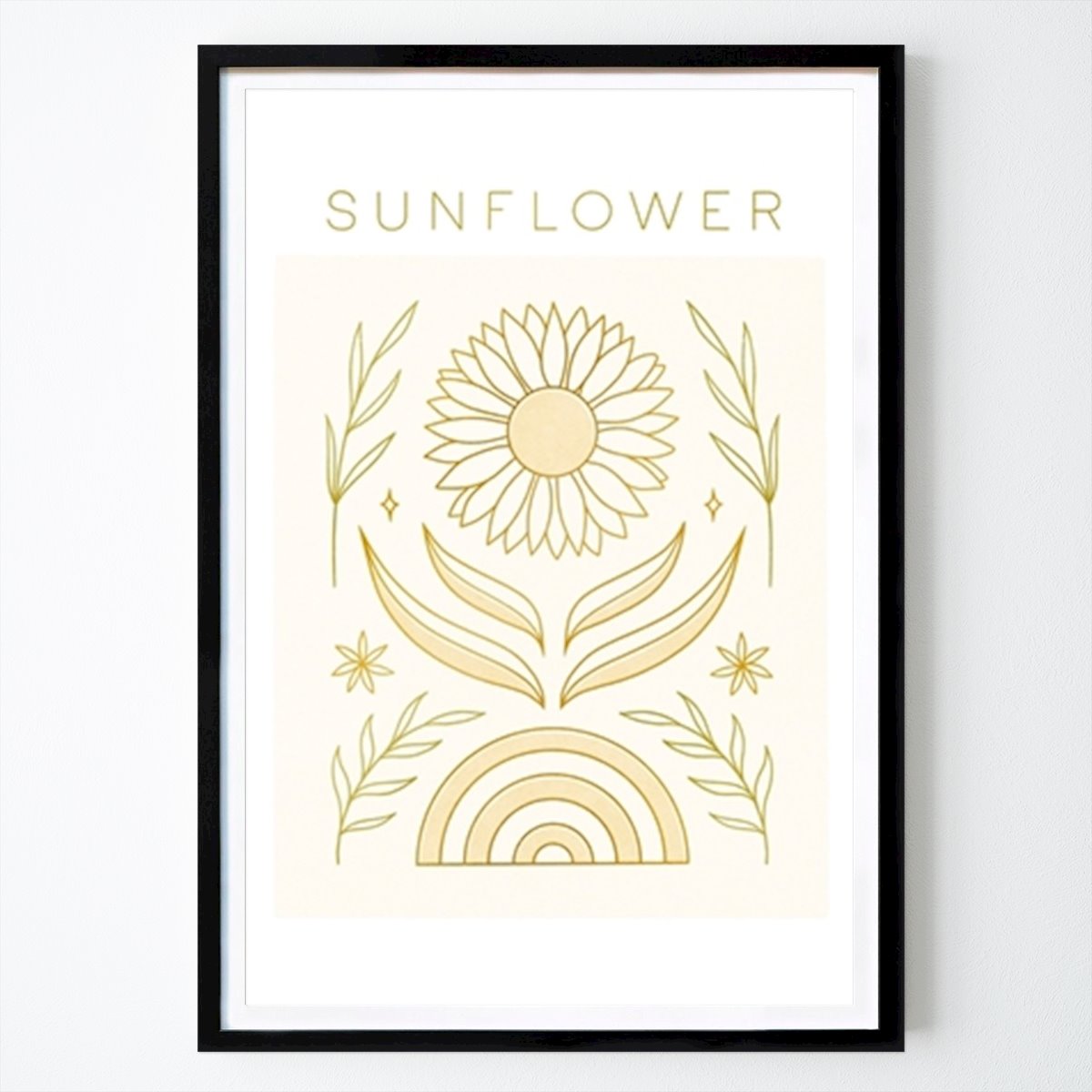 Illustration Affiche: Tournesol par Barlena