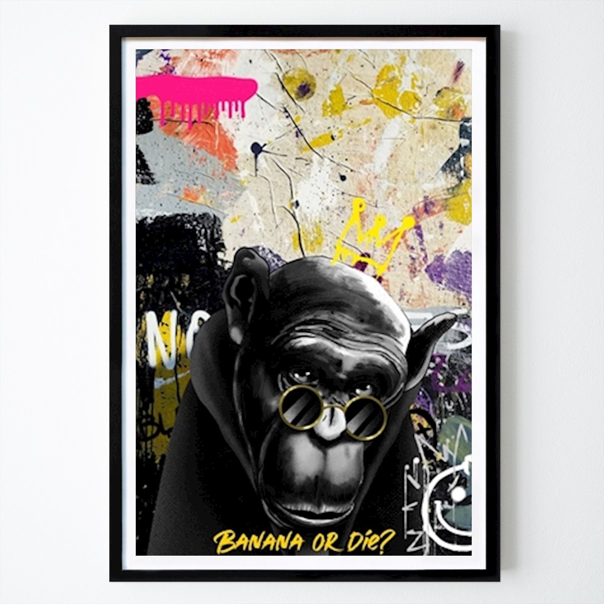 Dyr Plakat: Banan eller dø? av Charita Frank