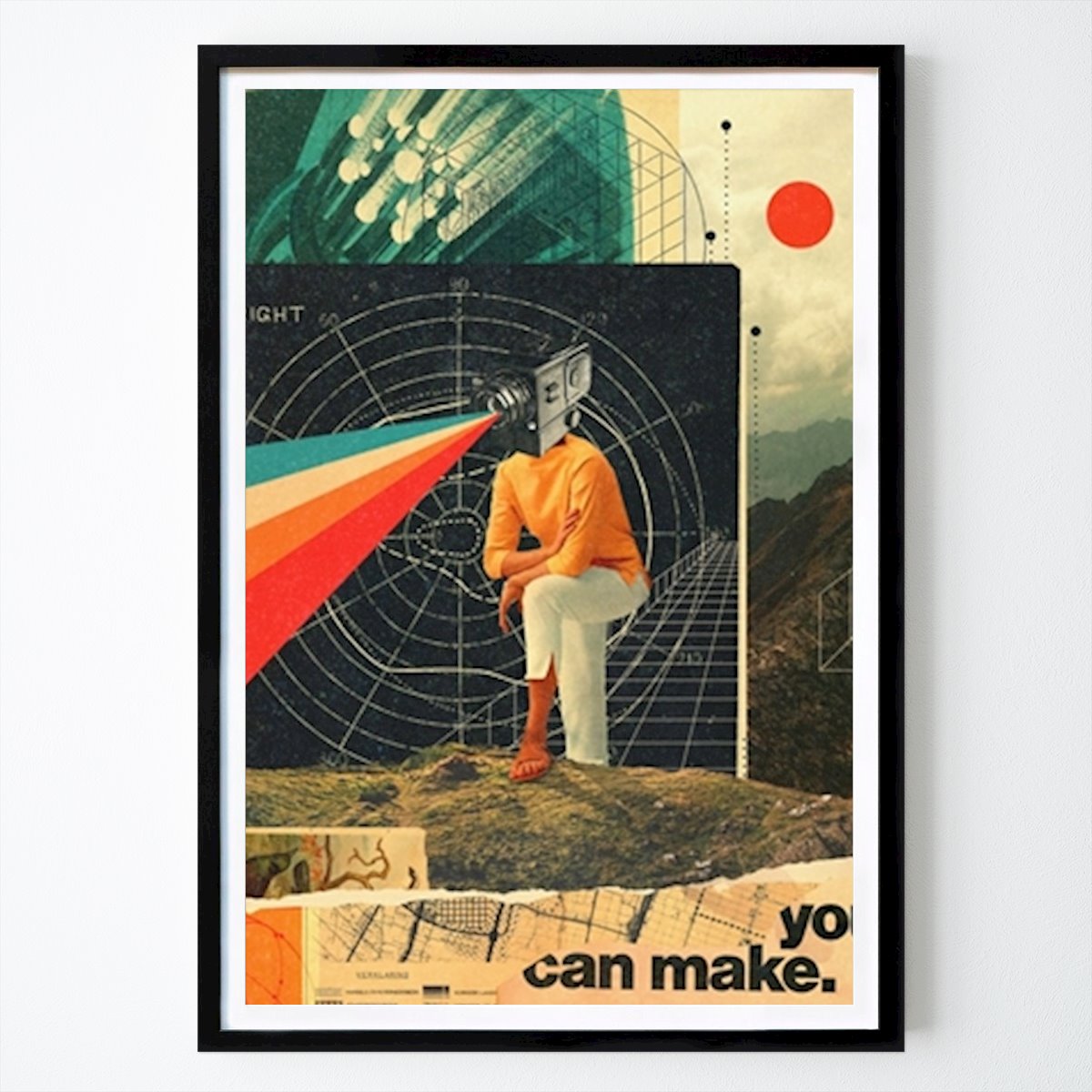 Retro & Vintage Poster: You Can Make It Right by Frank Moth