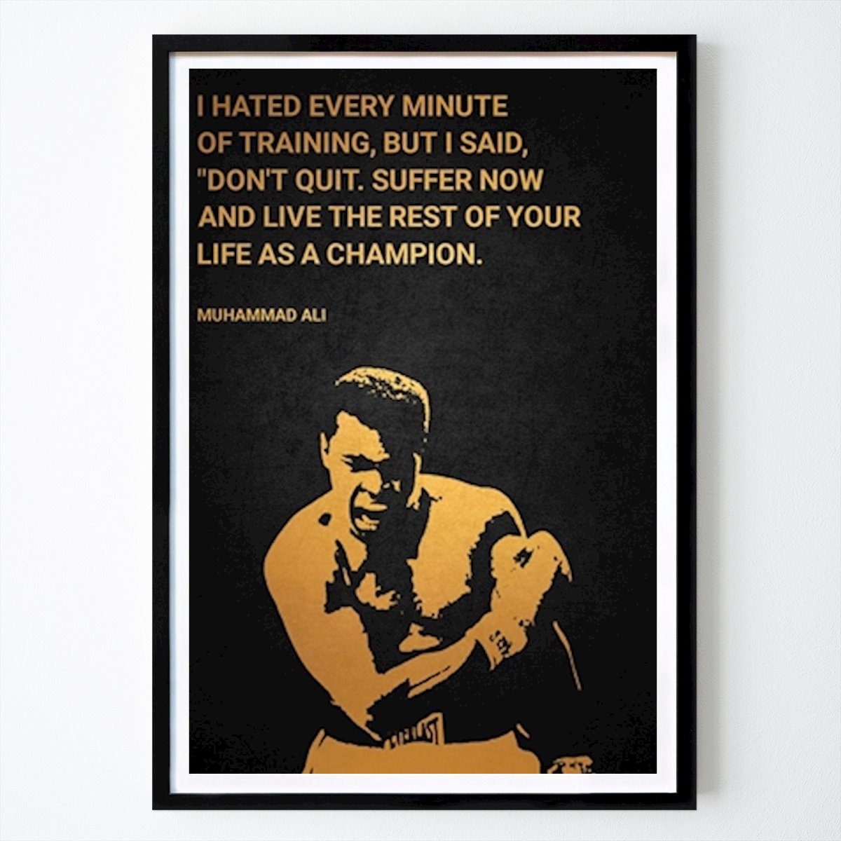 Detti Poster: Muhammad Ali di Quotes Golden