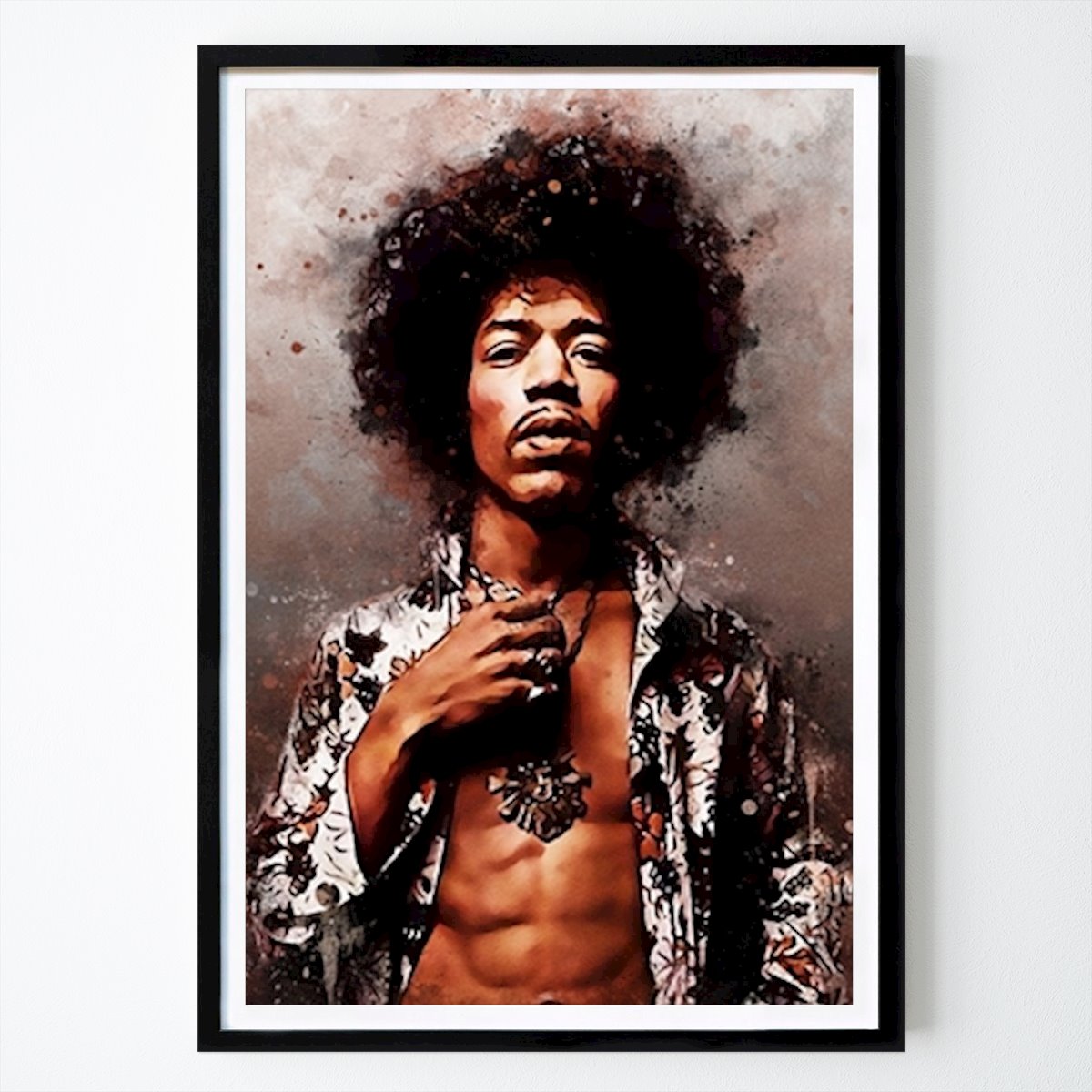 USA Poster: Jimi Hendrix von MUH ASDAR