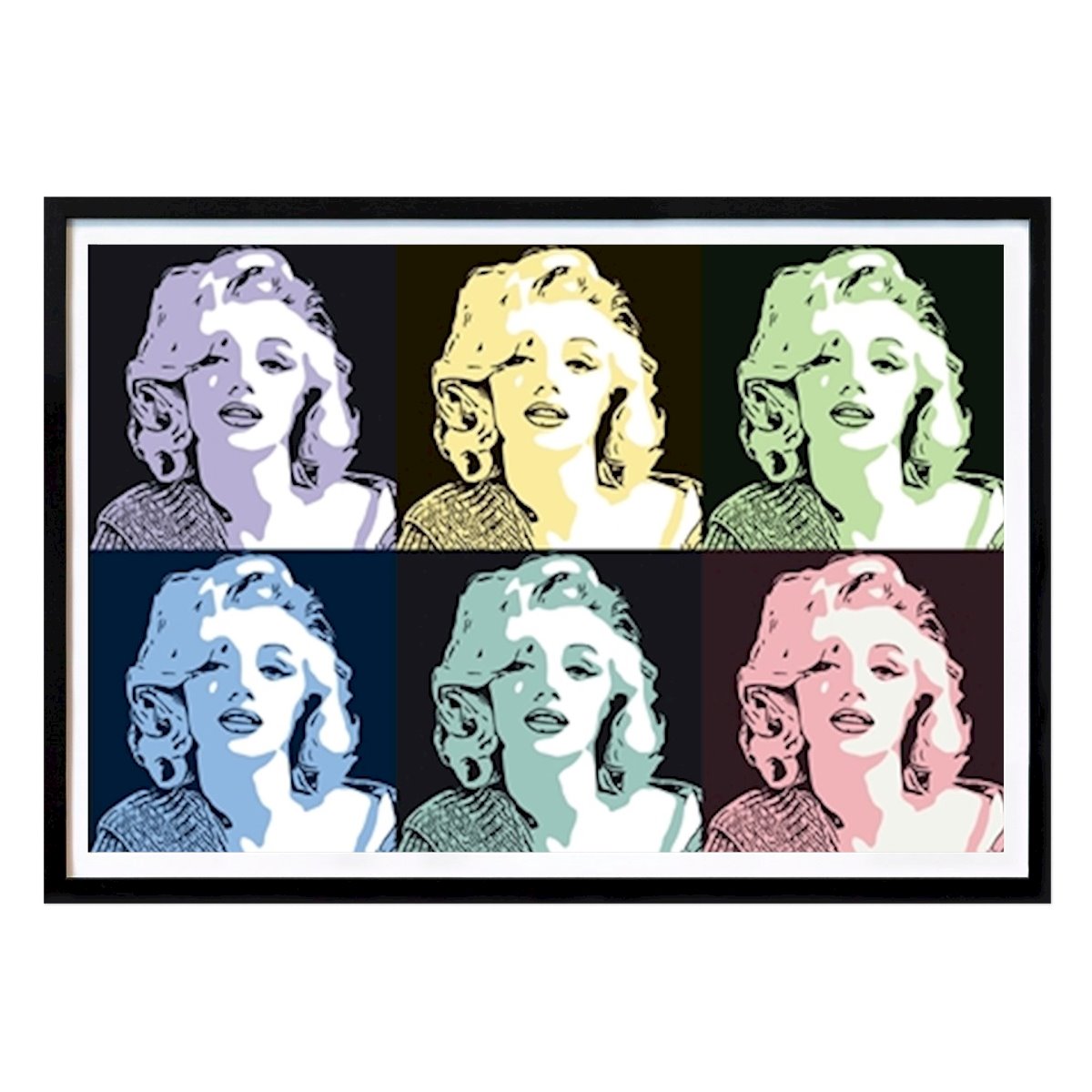 Pop Art Plakat: "Marilyn "Czułość i harmonia"" autorstwa Elena Stormoen