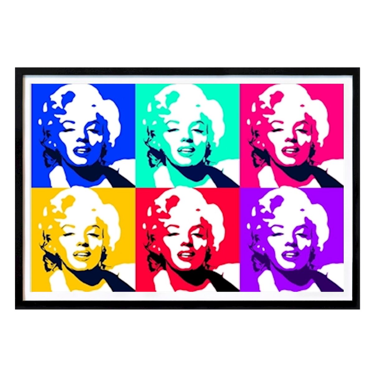 Pop Art Póster: "Marilyn "Destellos de dopamina"" de Elena Stormoen