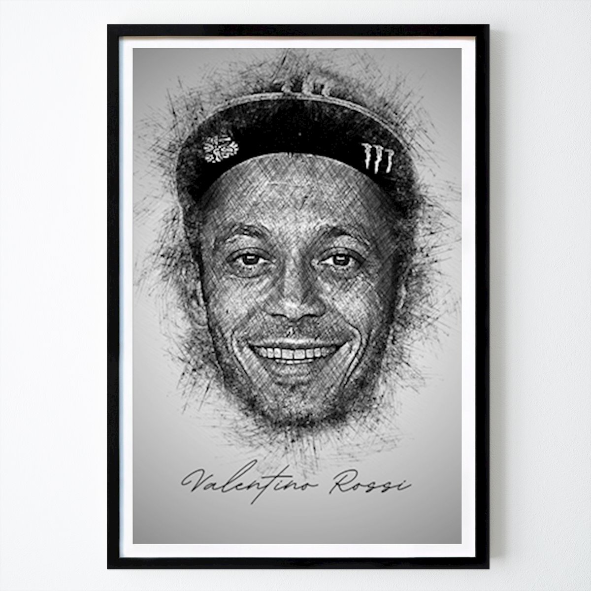Dyr Plakat: Valentino Rossi av Sketch Art