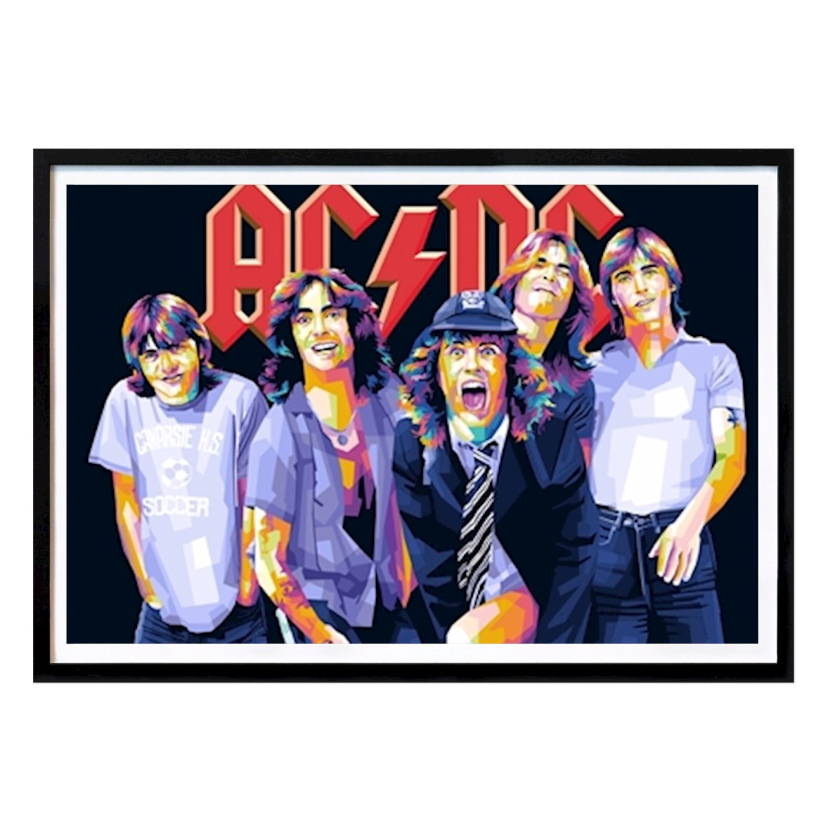 Pop Art Póster: ACDC Arte Pop de Ernando Febrian Putra
