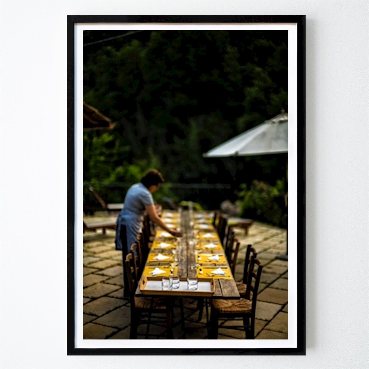 Italy Poster: The Table is Set by Lars Millberg