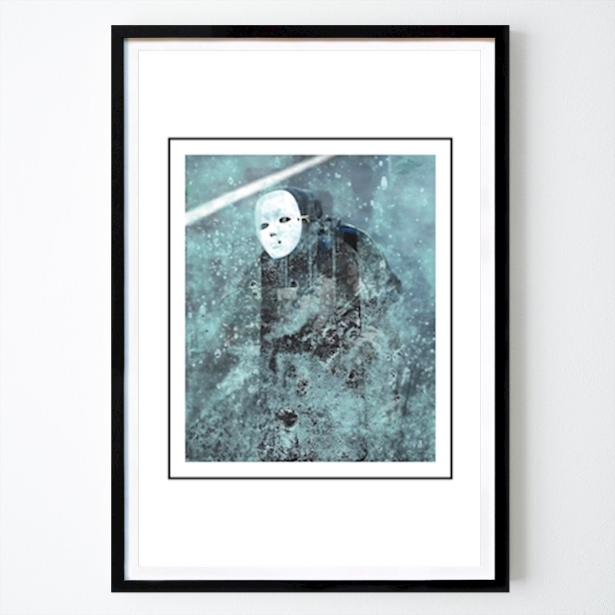 Retro & Vintage Poster: Mono masker van Viviana Monka