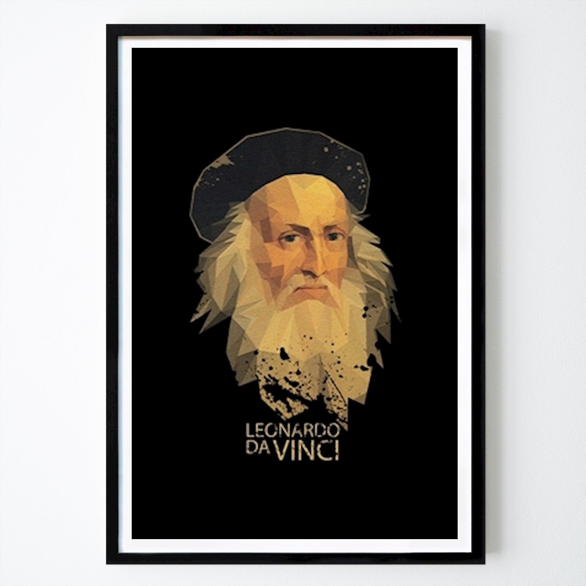 Retro & Vintage Poster: Leonardo Da Vinci von MUHAMMAD RIFQI HABIBI