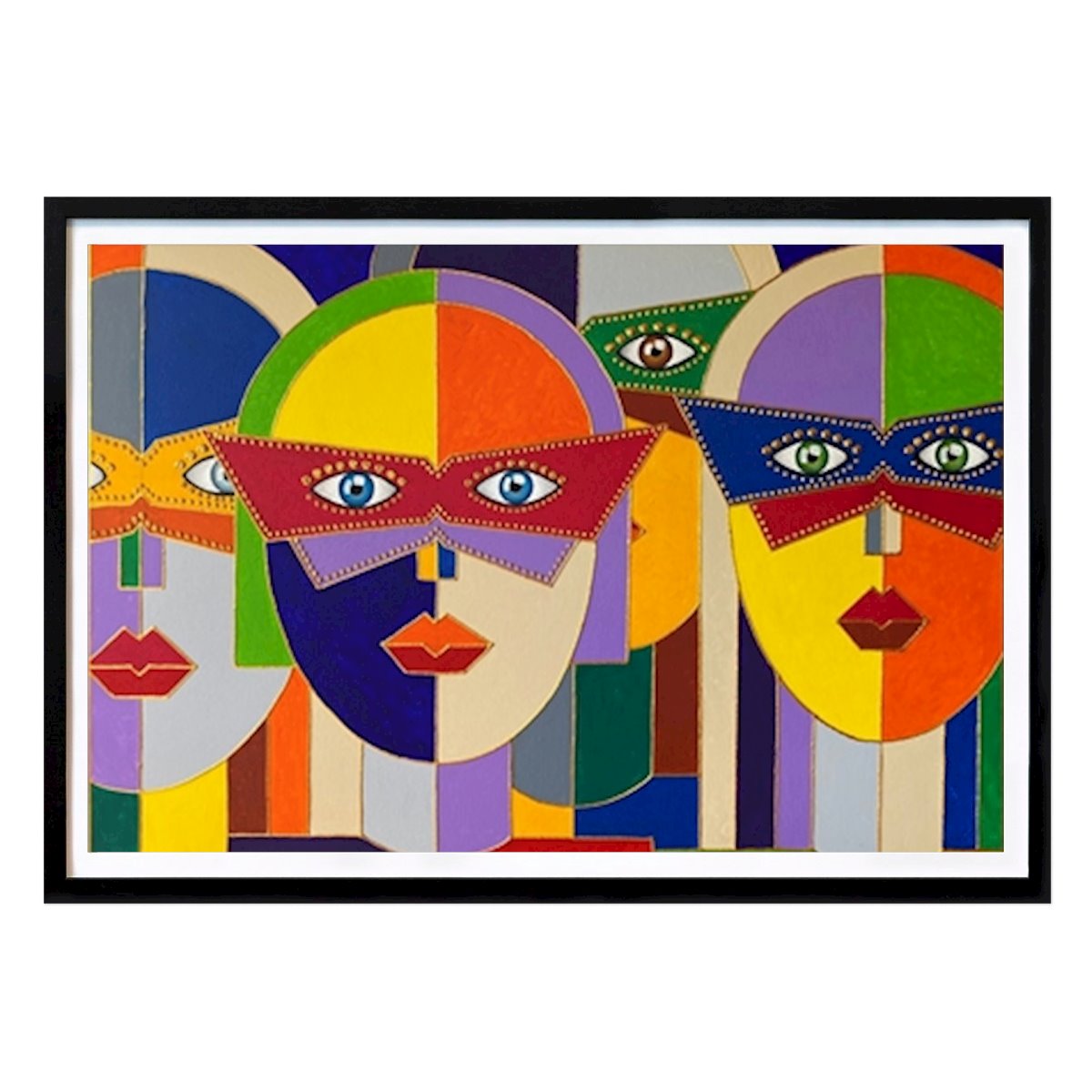 Italië Poster: CARNAVAL MASKER van Alla GrAnde