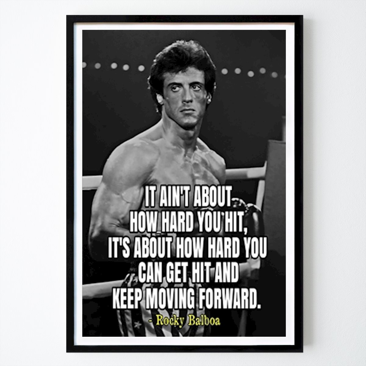 Citat & Text Poster: Rocky Balboa Citat av Herry Gunawan