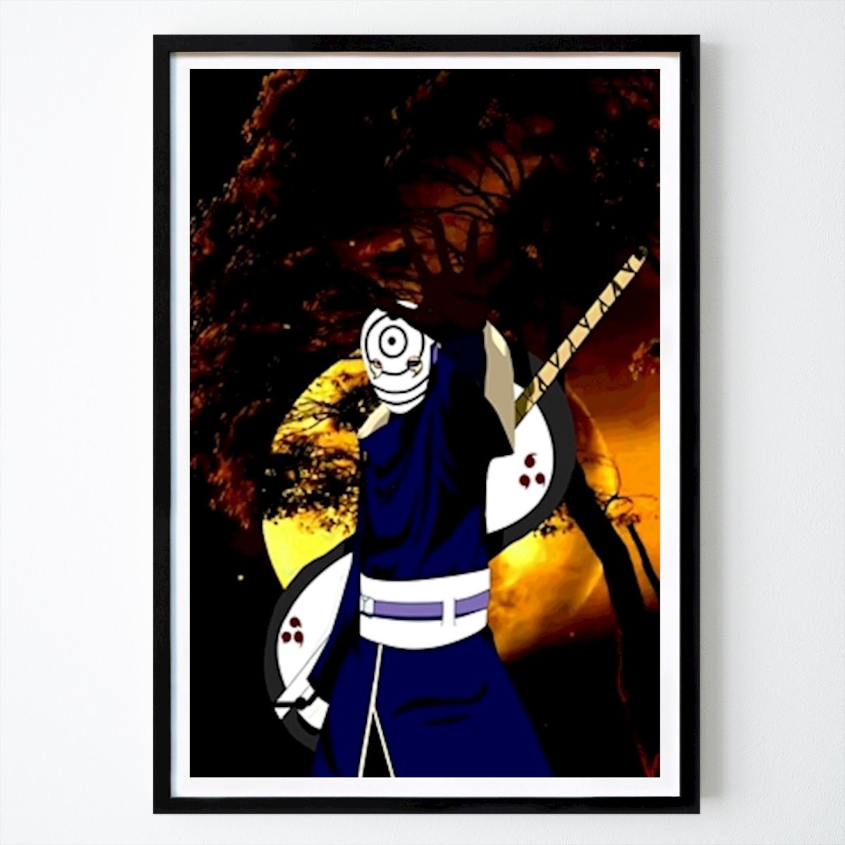 Retro & Vintage Poster: Tobi zurück Mond von Shieru
