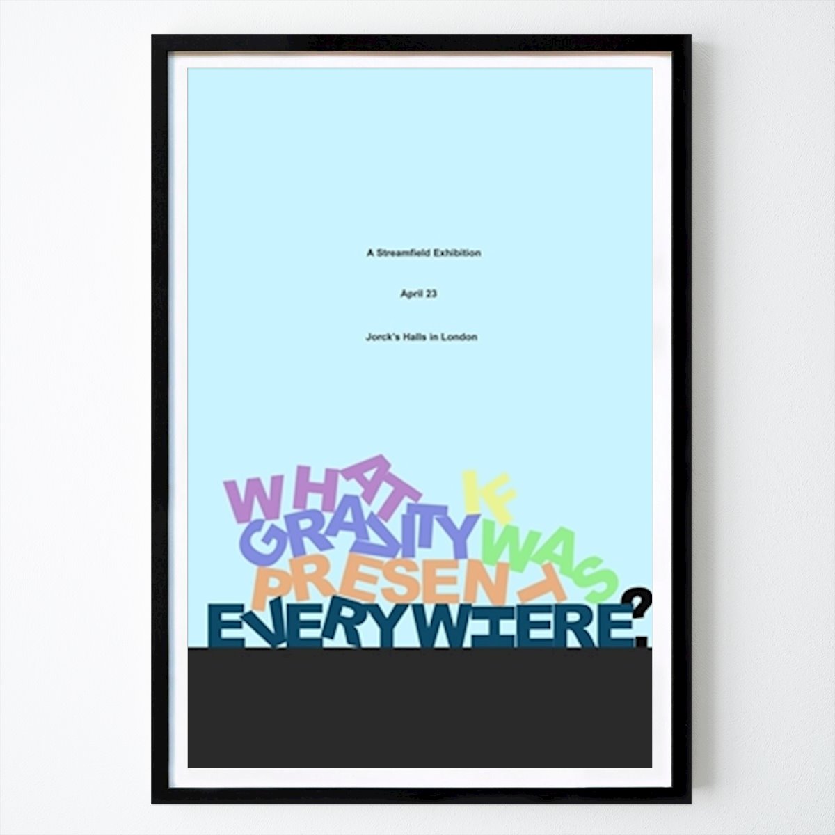 Platser & Städer Poster: Gravitation - En Utställning av Ludvig Ramberg