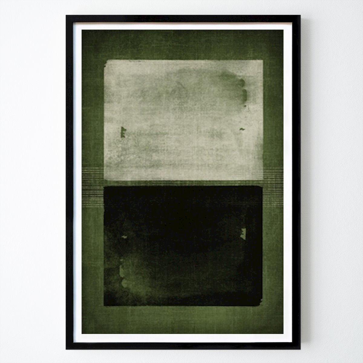 Abstract Poster: Abstract Green Friends by Ema Paraschiv