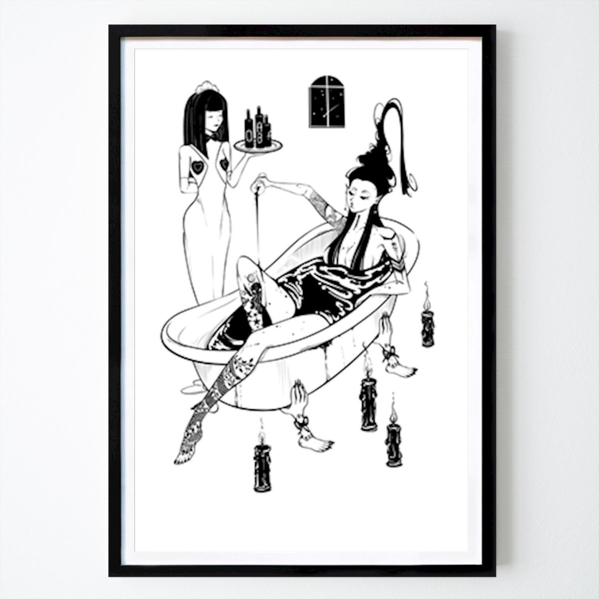 Places & Cities Poster: Vampire Beauty by LizzyArtworks