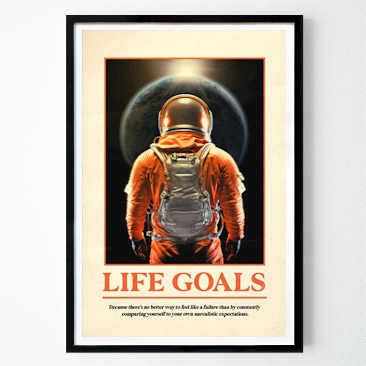 Hambourg Affiche: Life Goals par Jonas Loose