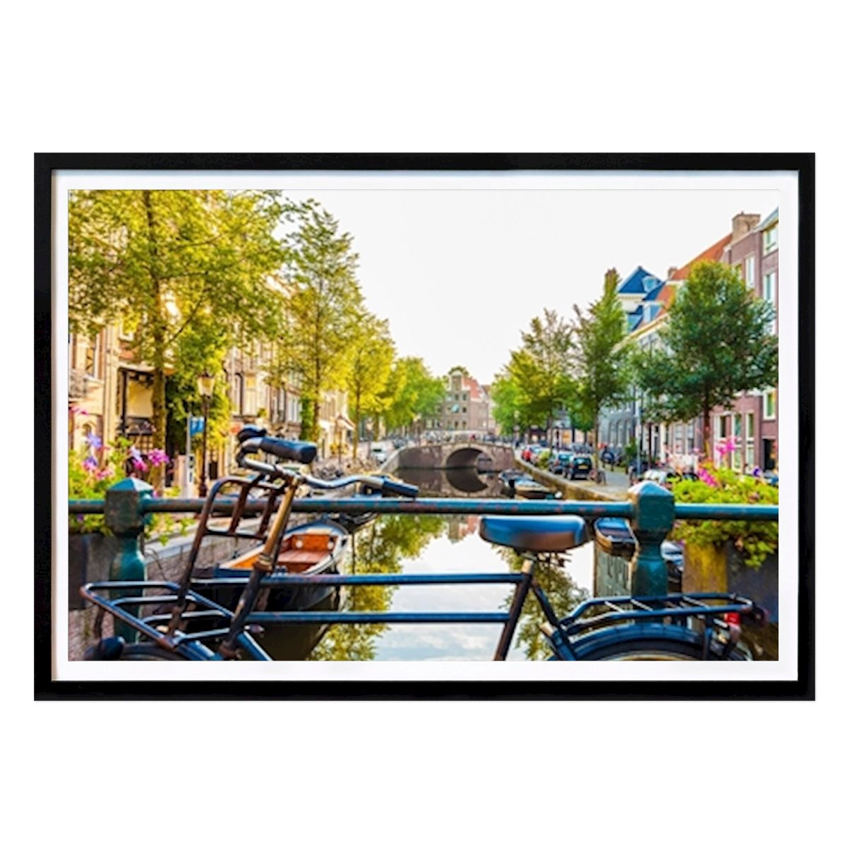 Amsterdam Plakat: Gammel sykkel i Amsterdam av Dieterich Fotografie