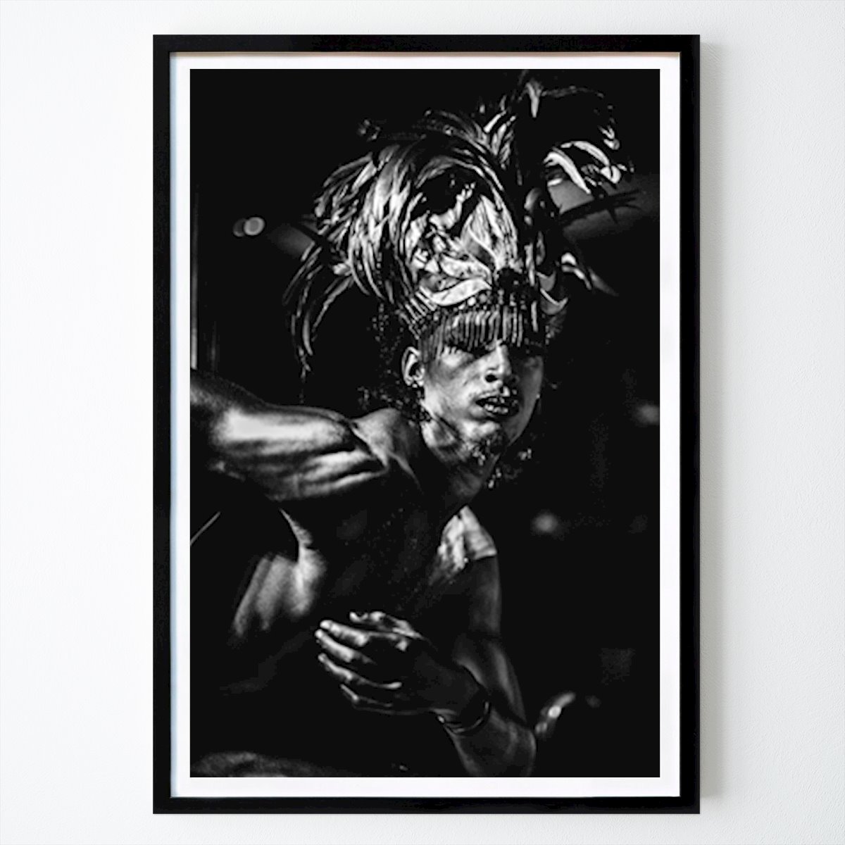 New York Poster: Body painted dansers in glitter van Fride Leijonvit