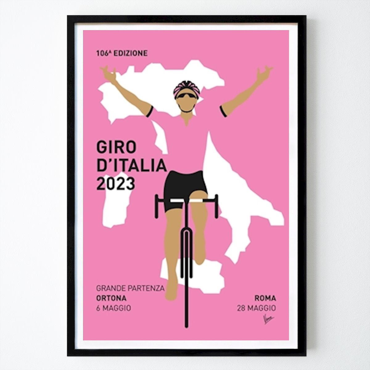 Olaszország Poszter: 2023 GIRO DITALIA Chungkong Art által