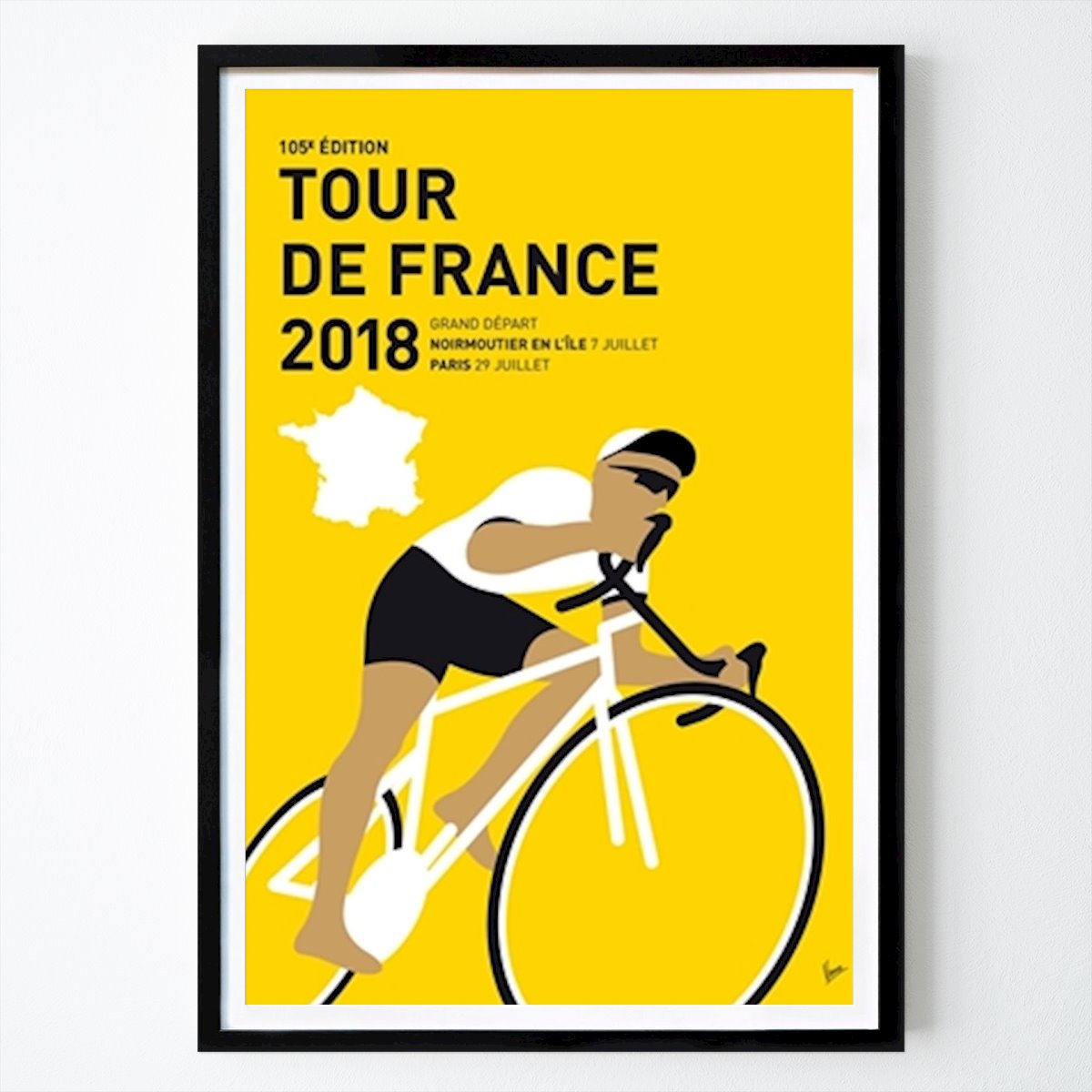 Lazer Poster: TOUR DE FRANCE 2018 de Chungkong Art