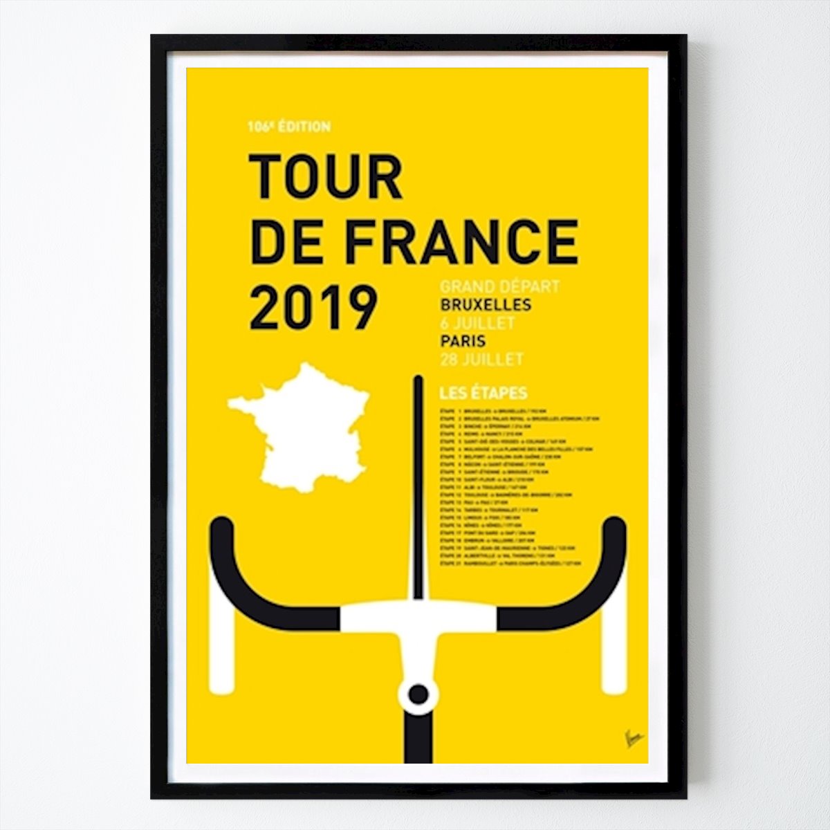 Lazer Poster: TOUR DE FRANCE 2019 de Chungkong Art