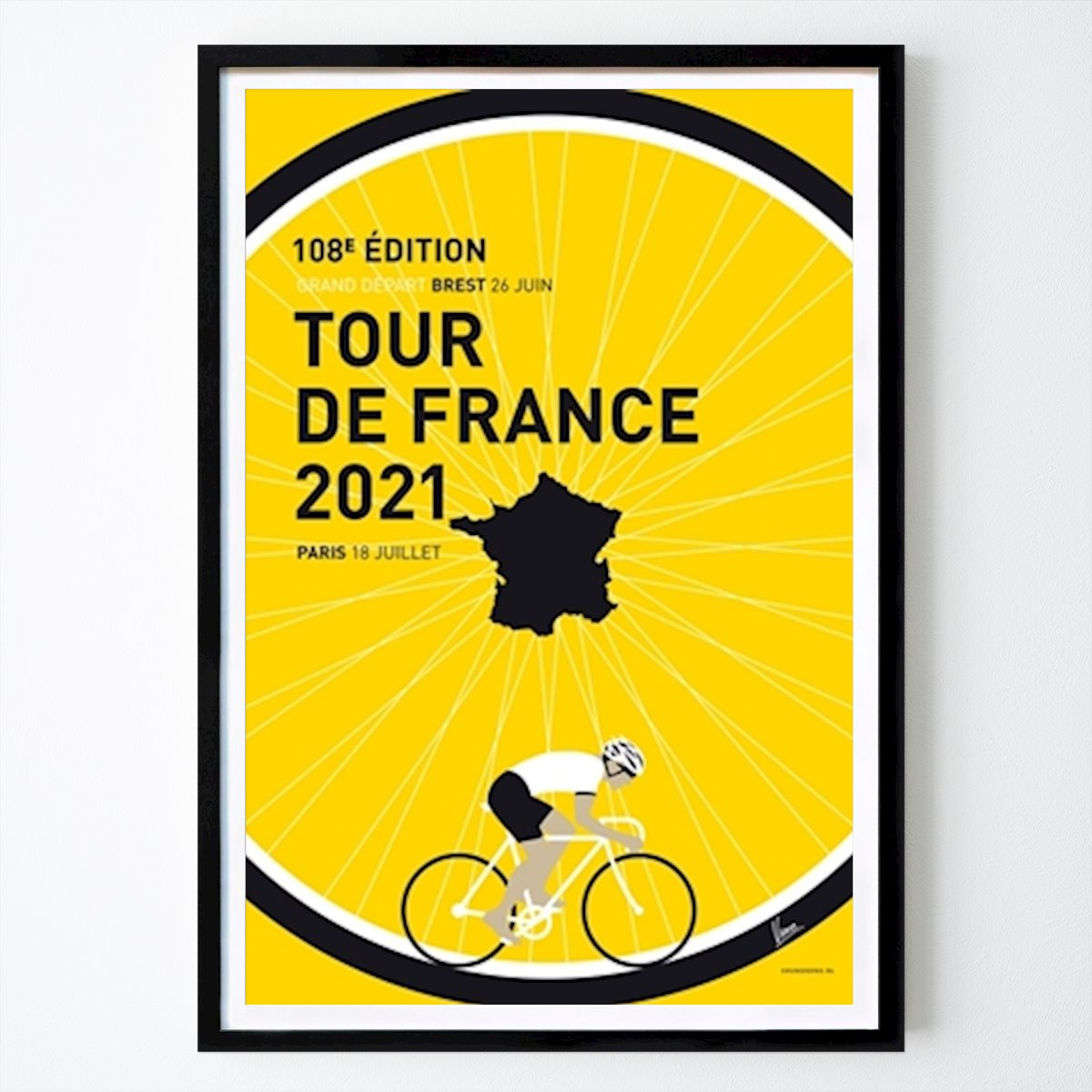 Lazer Poster: TOUR DE FRANCE 2021 de Chungkong Art