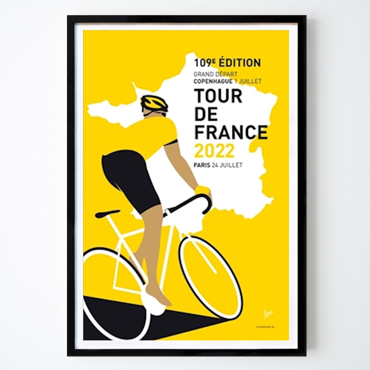 Freizeit Poster: TOUR DE FRANCE 2022 von Chungkong Art