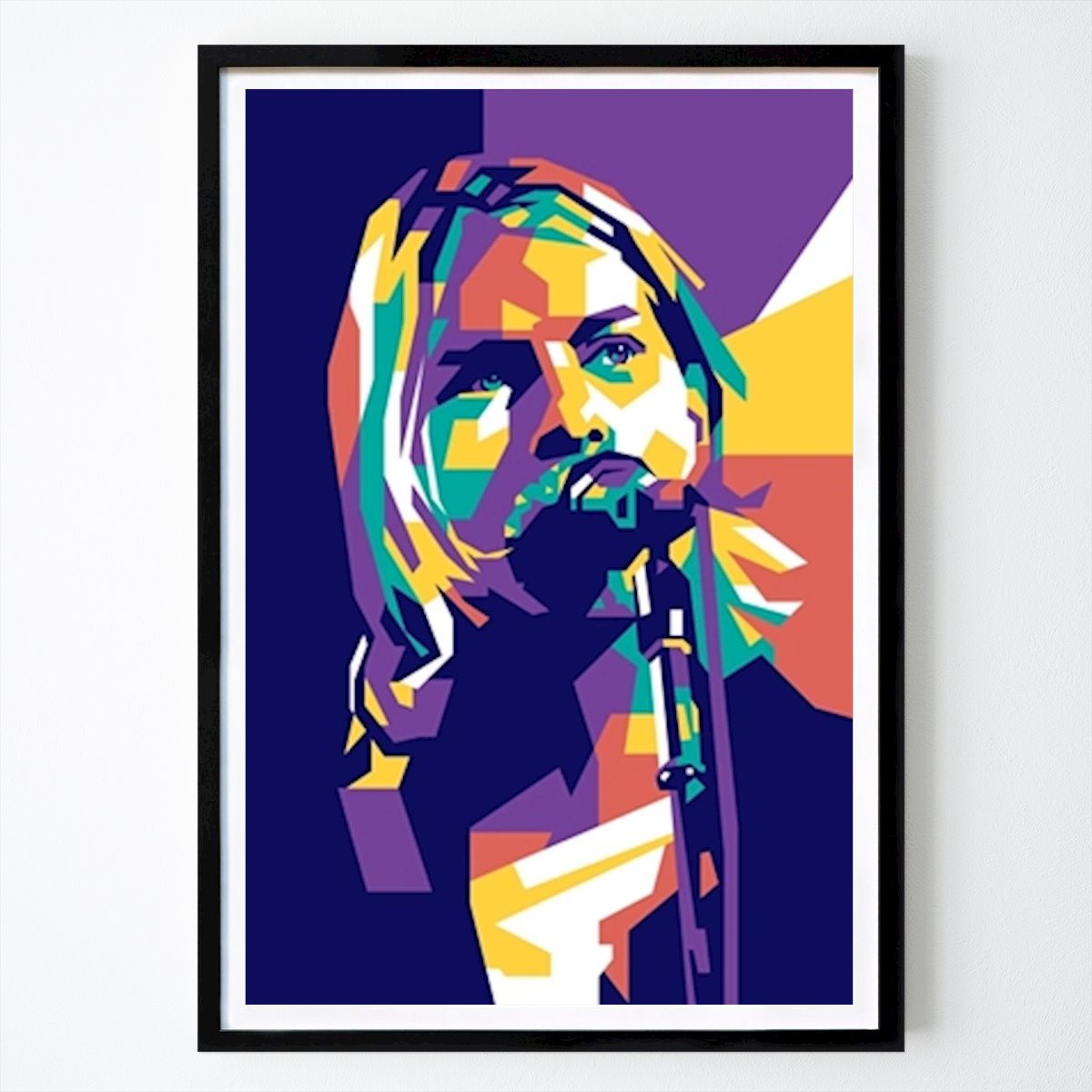 Illustration Poster: Kurt Cobain von Nonok Nonok