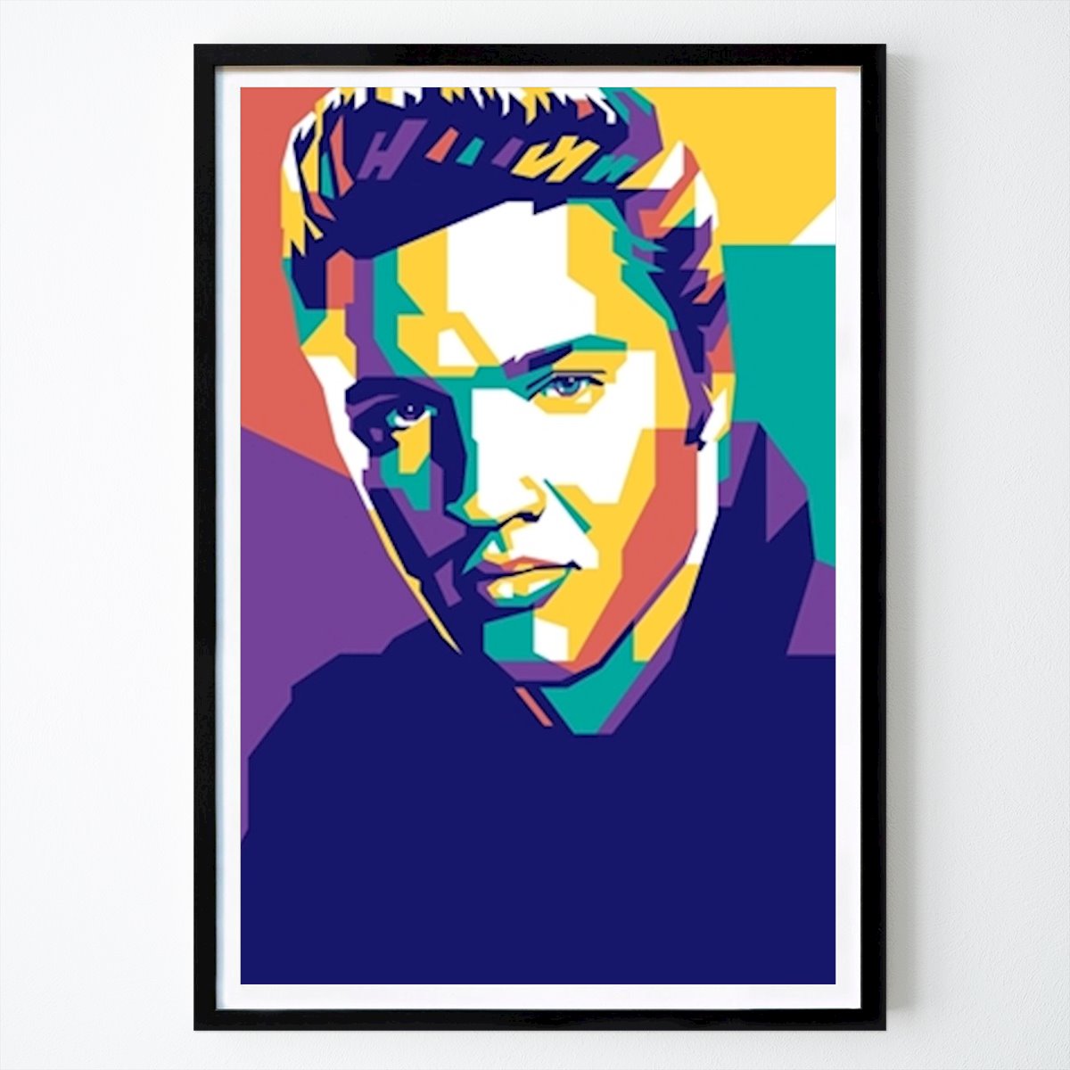 Illustratie Poster: Elvis Presley van Nonok Nonok