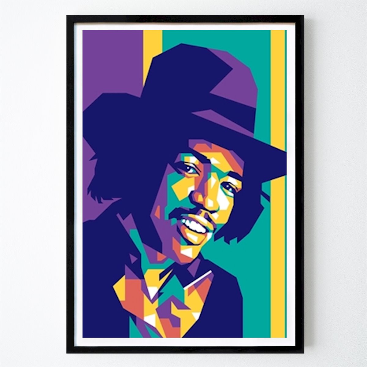 Illustration Plakat: Jimi Hendrix av Nonok Nonok
