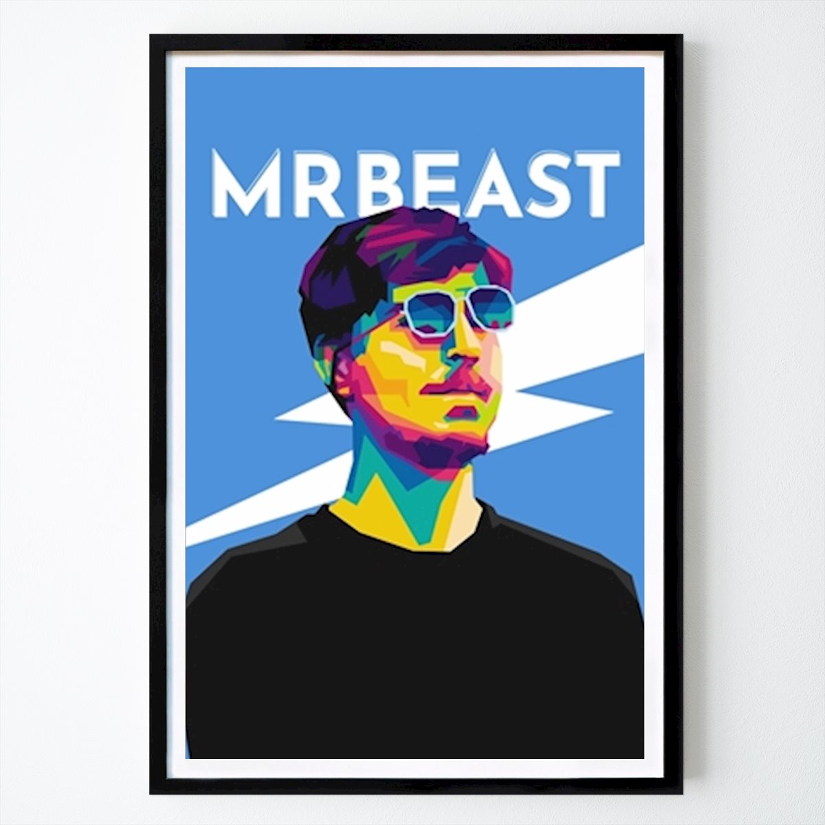 Pop Art Poster: Mr Beast pop art by M Alif