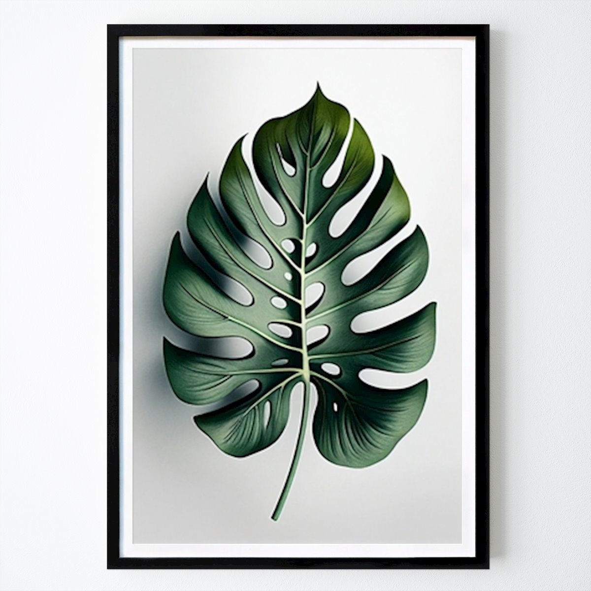 Blomster & Planter Plakat: Monstera blad av FloArtz