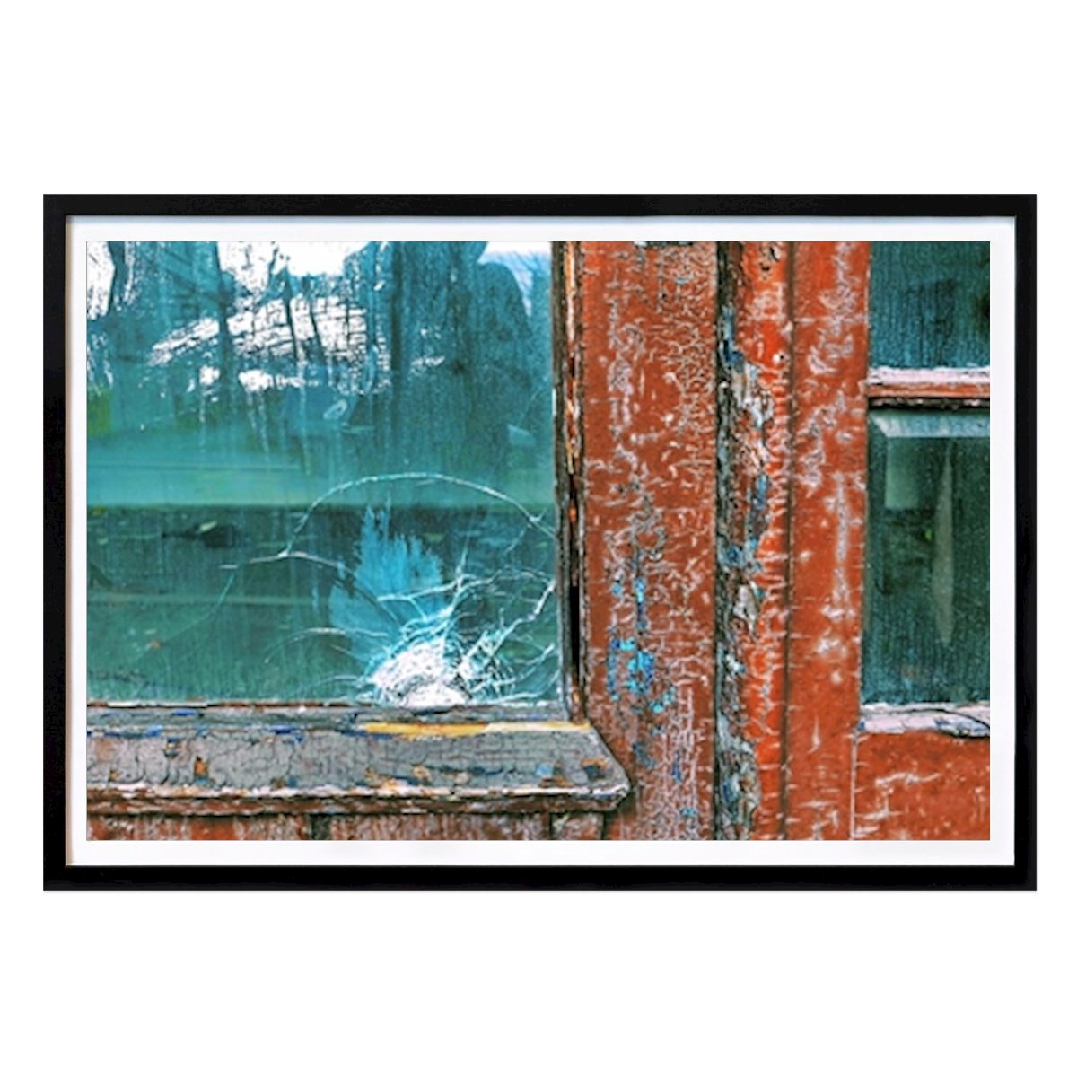 Retro & Vintage Poster: Fenster sind wie Bilder von Peter Oltmanns