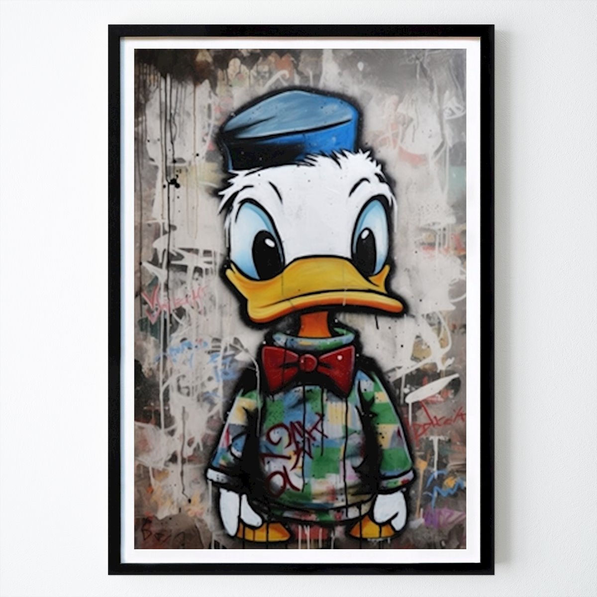 Pop Art Poster: Duck x Streetart by Decker Studios