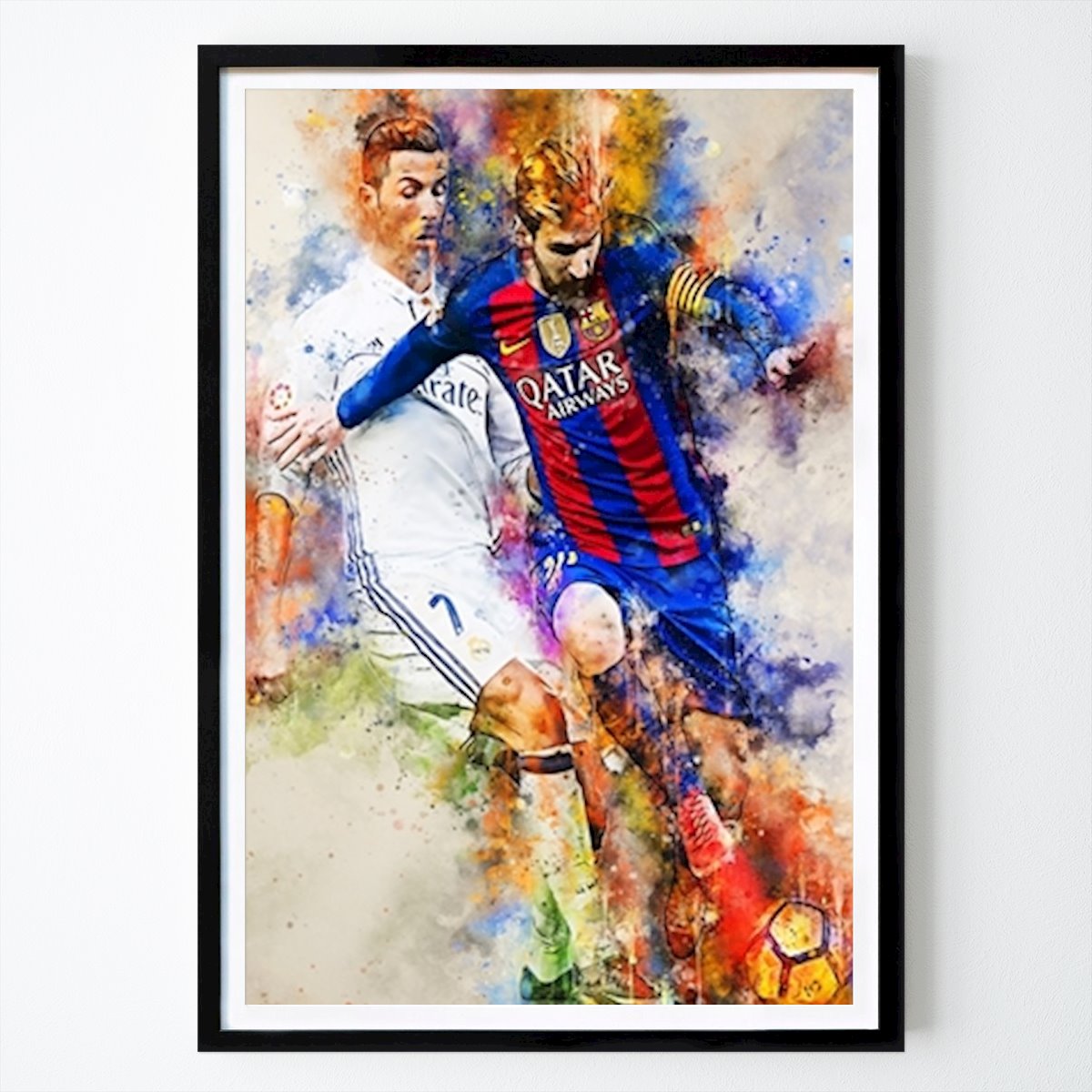 Fodbold Plakat: Ronaldo X Messi av Tian Arina