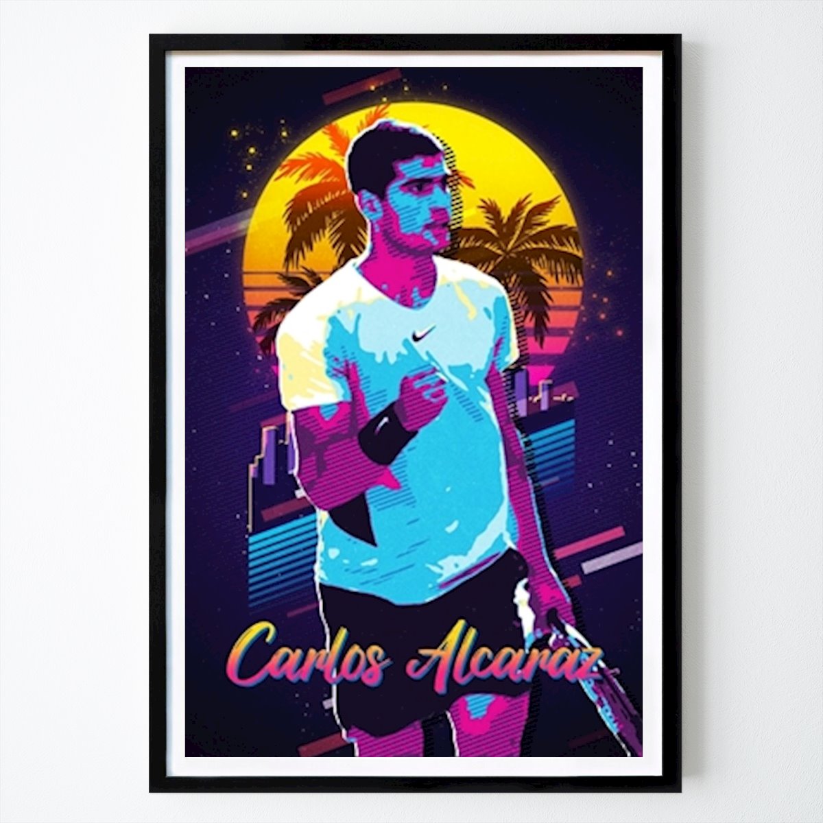 Retro & Vintage Poster: Carlos Alcaraz de IDN WORK SPACE