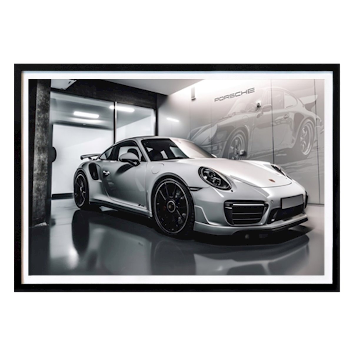 Bil Plakat: Porsche Garage av Remigius Wloczkowski