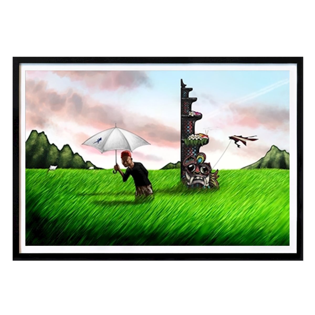 Nature Poster: Where is my Gecko ? by Karolkatur