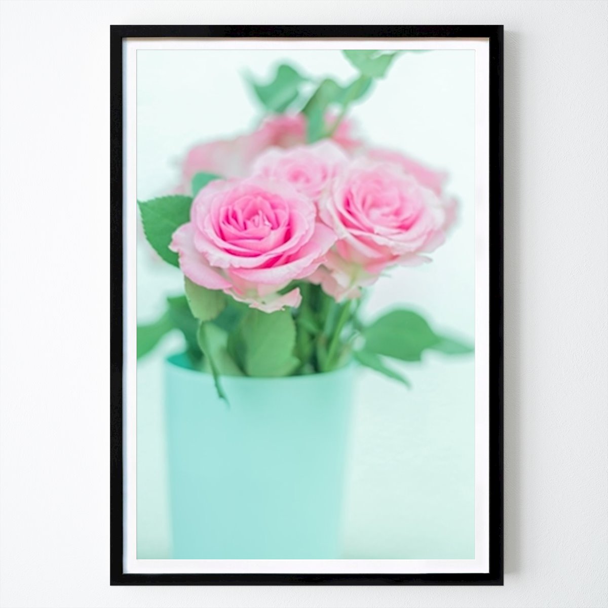 Natur Poster: Blommor i turkos vas av Isabella Eibl