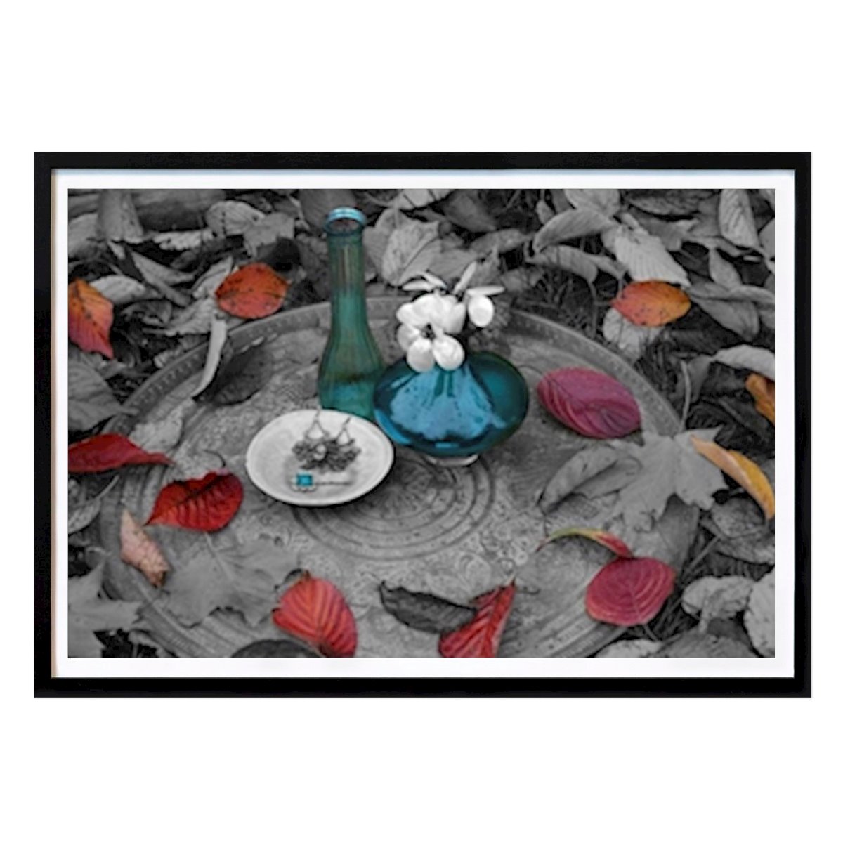 People & Portrait Poster: Vases on tray by Cynthia Lartey-Risberg